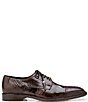 Color:Chocolate - Image 2 - Men's Batta Ostrich Oxfords