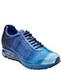 Color:Cobalt Multi - Image 1 - Men's George Hand Painted Ostrich Sneakers