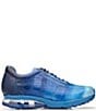 Color:Cobalt Multi - Image 2 - Men's George Hand Painted Ostrich Sneakers