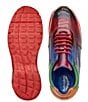 Color:Red Multi - Image 3 - Men's George Hand Painted Ostrich Dress Sneakers