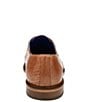 Color:Burned Amber - Image 3 - Men's Siena Ostrich Square Toe Oxfords