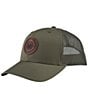 Color:Green - Image 1 - Honor Patch Snap Back Trucker Cap