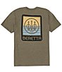 Color:Green Olive - Image 1 - Horizon Short Sleeve Graphic T-Shirt