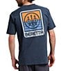 Color:Light Blue - Image 1 - Horizon Short Sleeve Graphic T-Shirt