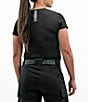 Color:Black - Image 2 - Ladies' Training Gear Ciel Tech UPF 50 Short Sleeve Performance T-Shirt