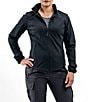 Color:Black - Image 1 - Ladies' Training Gear Collection Defi Softshell Water Repellant Jacket