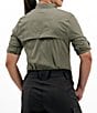 Color:Green - Image 2 - Ladies' Training Gear Collection EVAD Flex UPF 50 Button Front Performance Field Shirt