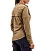 Color:Beige - Image 2 - Ladies' Training Gear Collection EVAD Flex UPF 50 Button Front Performance Field Shirt
