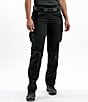 Color:Black - Image 1 - Ladies' Training Gear Collection Hook Rip Tech Stretch Pocketed Cargo Pant