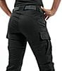 Color:Black - Image 5 - Ladies' Training Gear Collection Hook Rip Tech Stretch Pocketed Cargo Pant