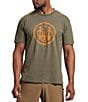Color:Green Olive - Image 1 - Short Sleeve USA 2.0 Graphic Relaxed T-Shirt