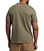 Color:Green Olive - Image 2 - Short Sleeve USA 2.0 Graphic Relaxed T-Shirt
