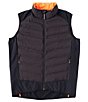 Color:Black - Image 1 - Sleeveless Bezoar Hybrid Vest