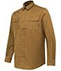 Beretta Stretch Cadet Solid Flannel Long Sleeve Woven Shirt - Image 1