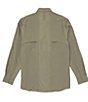 Color:Green Stone - Image 2 - TKAD Flex Performance Long Sleeve Woven Shirt