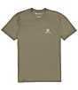 Color:Green Olive - Image 2 - Trident Logo Short Sleeve Graphic Relaxed Fit T-Shirt