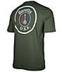 Color:Army Green - Image 1 - USA Logo Graphic Short-Sleeve Crew Neck Tee