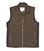 Color:Dark Brown - Image 1 - Water-Repellent Windshell Full-Zip Vest