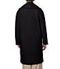 Bernardo Long Wool Blend Oversize Double Breasted Coat, Color:Black - Image 2