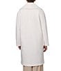 Bernardo Long Wool Blend Oversize Double Breasted Coat, Color:White - Image 2