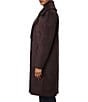 Bernardo Long Wool Blend Oversize Double Breasted Coat, Color:Seal Brown - Image 3