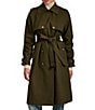 Bernardo Point Collar Belted Trench Coat - Image 1