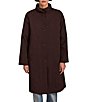 Bernardo Stand Collar Water Resistant Button Front Car Coat - Image 2