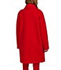 Bernardo Wool Blend Fuzzy Texture Stand Collar Wrap Coat - Image 5