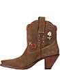 Besita Boots Bloom Suede Floral Booties - Image 2