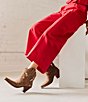 Besita Boots Bloom Suede Floral Booties - Image 5