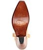 Besita Boots Nectar Leather Hearts Slip On Cone Heel Western Booties - Image 6