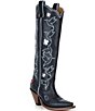 Besita Boots The Honey Boot Leather Tall Western Boots - Image 1