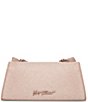 Color:Champagne - Image 2 - Angular Bow Pink Convertible Crossbody Shoulder Bag