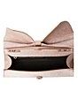 Color:Champagne - Image 3 - Angular Bow Pink Convertible Crossbody Shoulder Bag