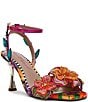 Betsey Johnson Annalee Floral Embellished Ankle Strap Dress Sandals - Image 1