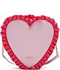 Color:Multi - Image 2 - Red Rose Baby Cakes Heart Crossbody Bag