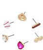 Betsey Johnson Baseball Single Stud Earring Set - Image 3