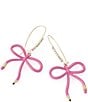 Betsey Johnson Best In Class Bow Pencil Drop Earrings - Image 2