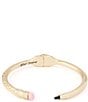 Betsey Johnson Best In Class Chewed Pencil Bangle Bracelet - Image 3