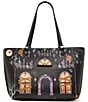 Betsey Johnson Boo & Breakfast Haunted House Tote Bag - Image 1