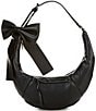 Betsey Johnson Bow Hobo Sling Shoulder Bag, Color:Black - Image 2