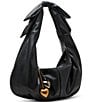 Betsey Johnson Bow-Tastic Hobo Bag, Color:Black - Image 5