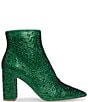 Color:Emerald - Image 2 - Blue by Betsey Johnson Cady Rhinestone Embellished Block Heel Booties