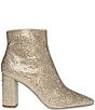 Color:Light Gold - Image 2 - Blue by Betsey Johnson Cady Rhinestone Embellished Block Heel Booties