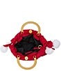 Betsey Johnson Candy Cane Lane Faux Suede Drawstring Top Handle Crossbody Bag - Image 3