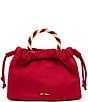 Betsey Johnson Candy Cane Lane Drawstring Top Handle Slouchy Bag - Image 2