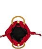 Betsey Johnson Candy Cane Lane Drawstring Top Handle Slouchy Bag - Image 3
