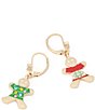 Betsey Johnson Christmas Gingerbread Drop Earrings - Image 3