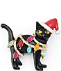 Betsey Johnson Christmas Lights Cat Brooch - Image 1