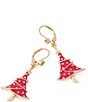 Betsey Johnson Christmas Tree Drop Earrings - Image 2